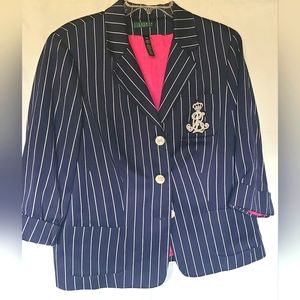 SZ 16 RALPH LAUREN BLAZER, EUC